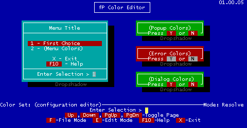 Resolve Color Set screenshot