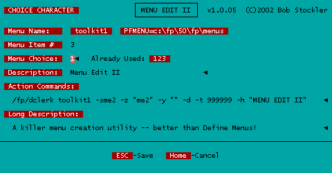Edit Element screenshot