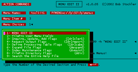 Edit Element Help screenshot